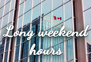 Labour Day Weekend Hours