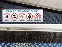 Brush Weather Seal For Dock Doors