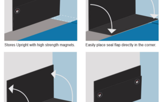 How to use the Corner Dock Seal