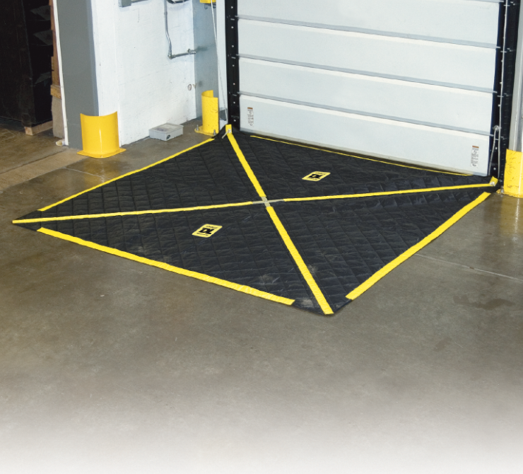 Leveler Blanket Prevents Indoor Heat Escaping through Dock Leveler Plate