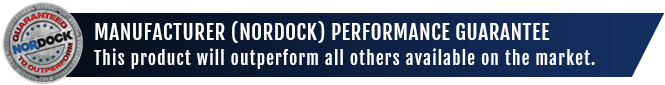 Nordock guarantees this product will outperform all others on the market