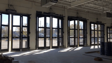 Four-Fold doors opening