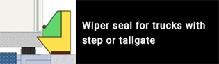 multi-seal-p2 Wiper seal for trucks with step or tailgate.