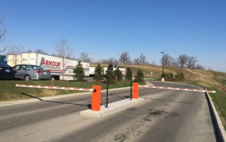 FAAC swing arm barrier gate