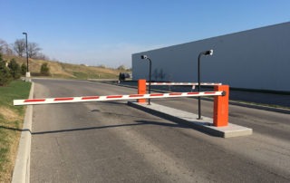 FAAC swing arm barrier gate