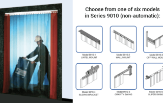 Model: Non-automatic PVC strip curtain