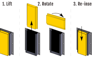 Steps to flip a Nytrex Slider dock bumper