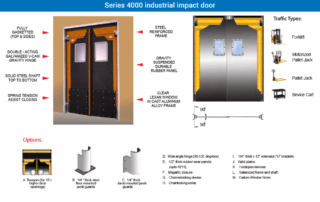 Model: Series 4000 industrial impact door