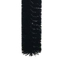 Spiral brush weather seal for dock levelers on a white background