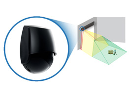 The industrial door sensor using laser-based technology