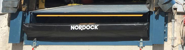 Nordock Horizontal Telescoping-Lip dock leveler Nordock Horizontal Telescoping-Lip Dock Leveler Close Up