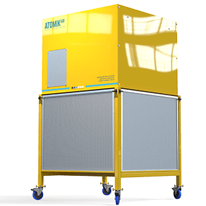 MERV-13 air filter system warehouse loading dock