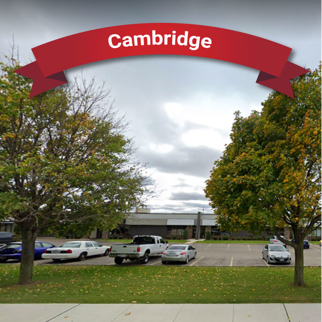 Cambridge location outside square