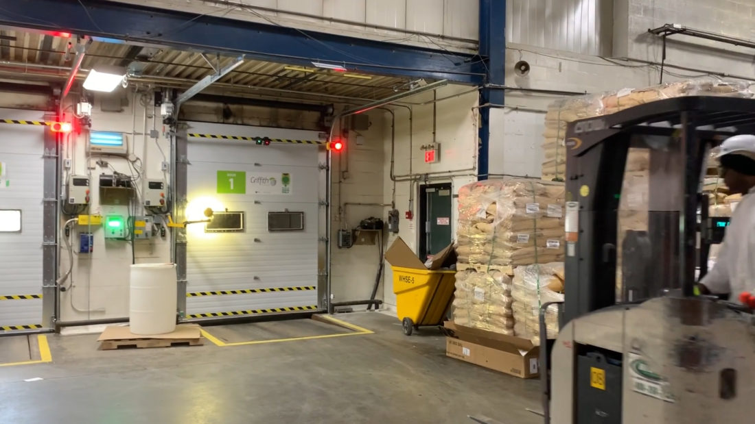 Griffith Automated Door forklift motion sensor