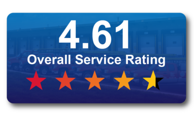 4.61 out of 5 Overall Service Rating