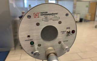 Norcon Talk Through hardware for plexiglass shields