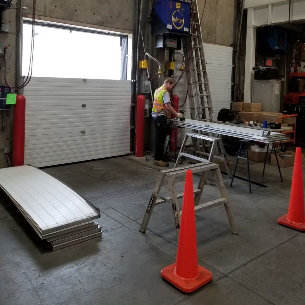 Costco Kamloops – Sectional Overhead Door