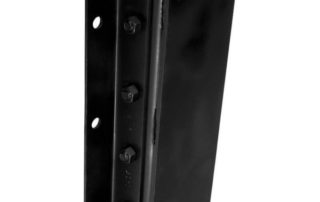 Steel face dock bumper black