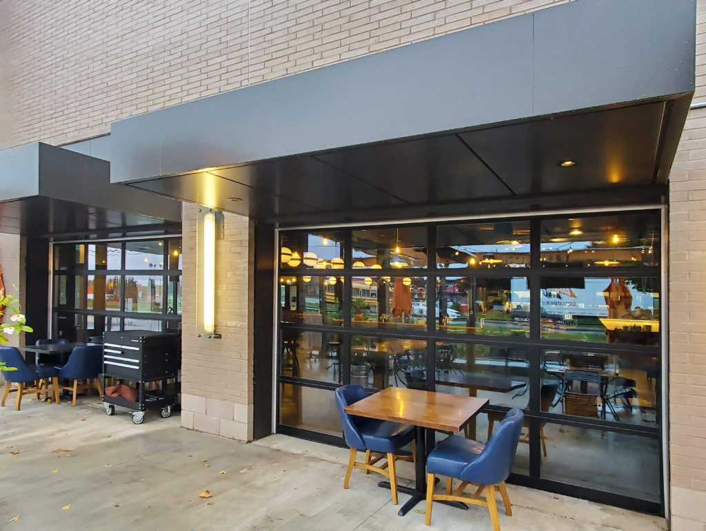 Beertown Public House – Commercial Overhead Patio Doors