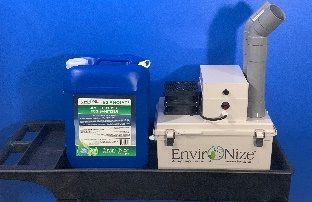 1400 disinfectant ultra dry max fogger with pipe nozzle and cart