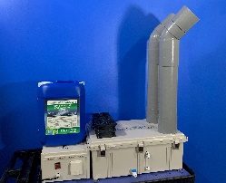 3500 disinfectant ultra dry max fogger with pipe nozzle and cart
