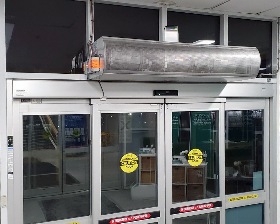 IKEA North York – Heated Air Curtain