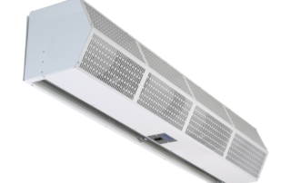 Commercial high performance air curtain white
