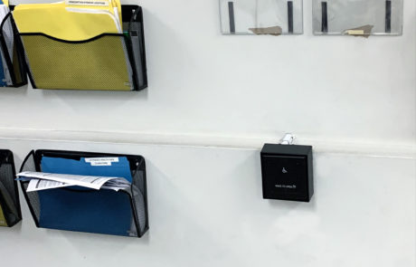 warehouse manufacturing plant touchless wave sensor lunchroom