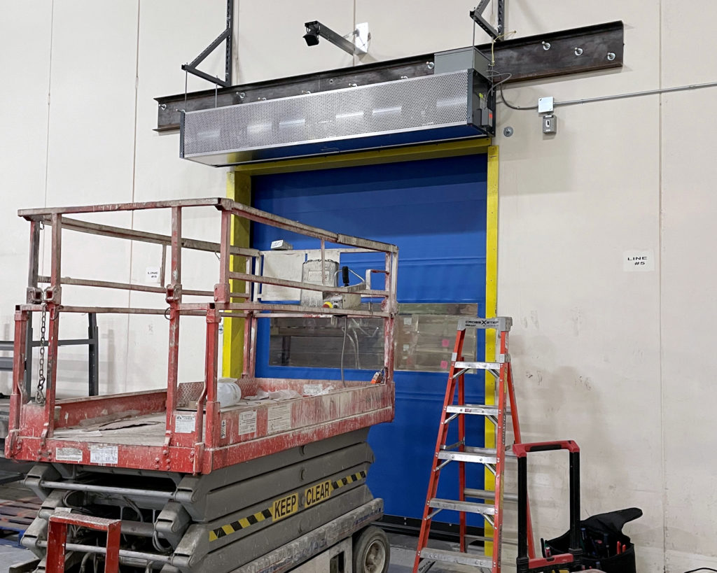 Hughes Decorr – High-Speed Roll-Up Door and Air Curtain