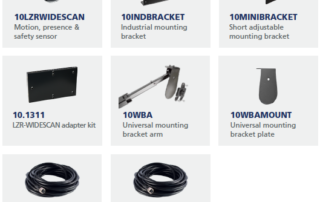 LZR Widescan motion sensor accessories for overhead doors