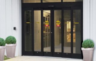 telescopic sliding automatic door office
