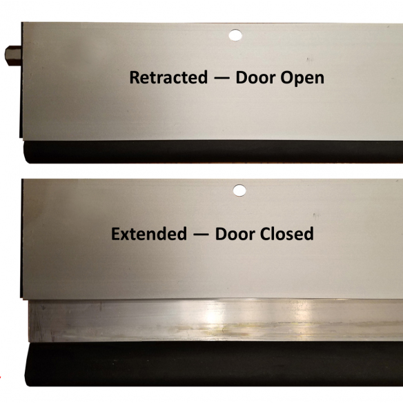Xcluder automatic sliding door weather seal-sq Xcluder automatic sliding door weather seal