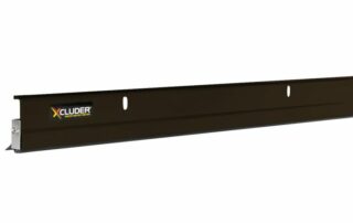 Xcluder rodent-free swing door sweep with cover 1.25" bronze