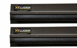 Xcluder vertical weather seal bronze