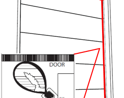 Xcluder weather seal side overhead door diagram