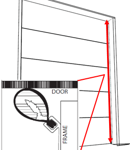 Xcluder weather seal side overhead door diagram