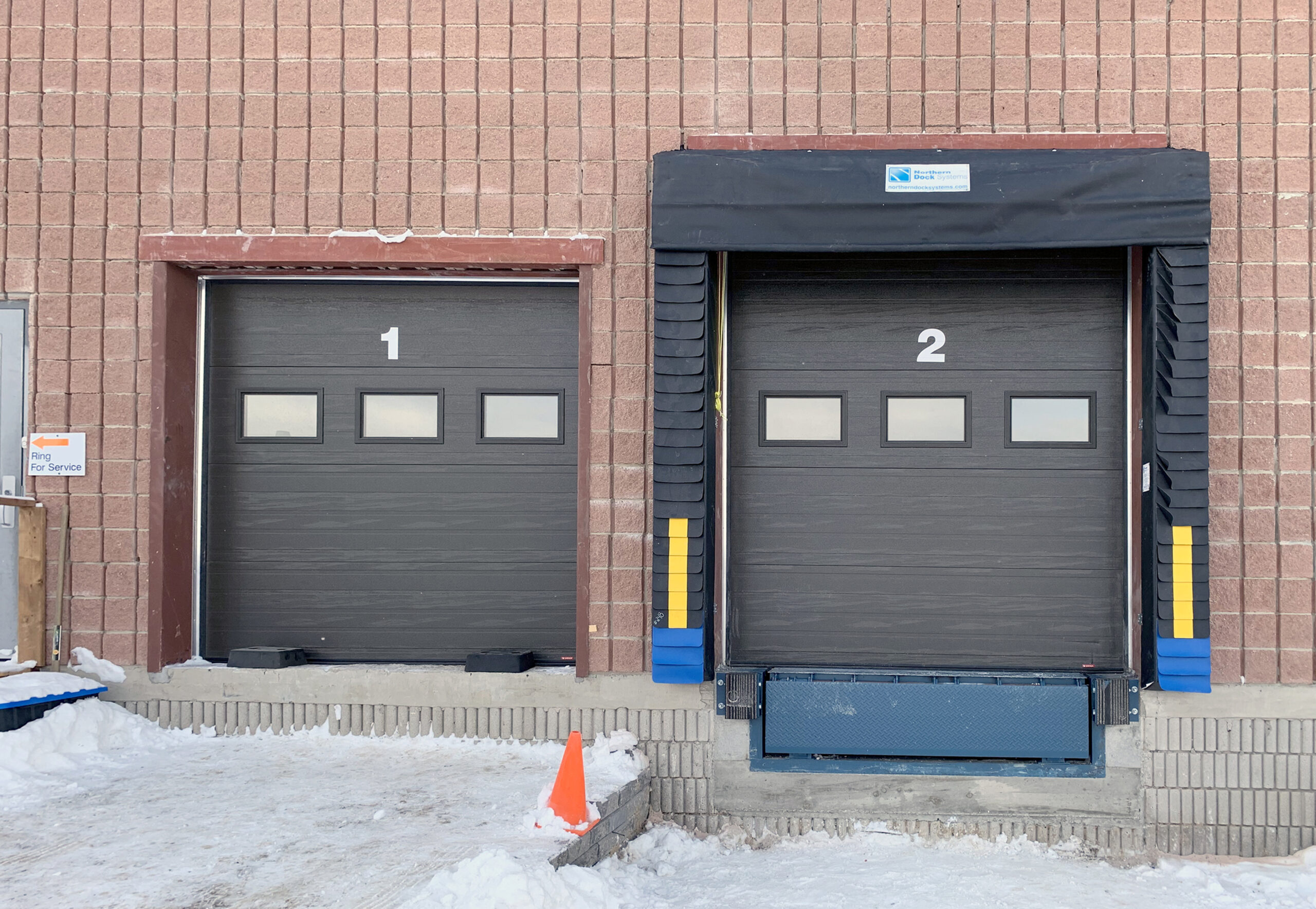 New Position loading dock drive-up