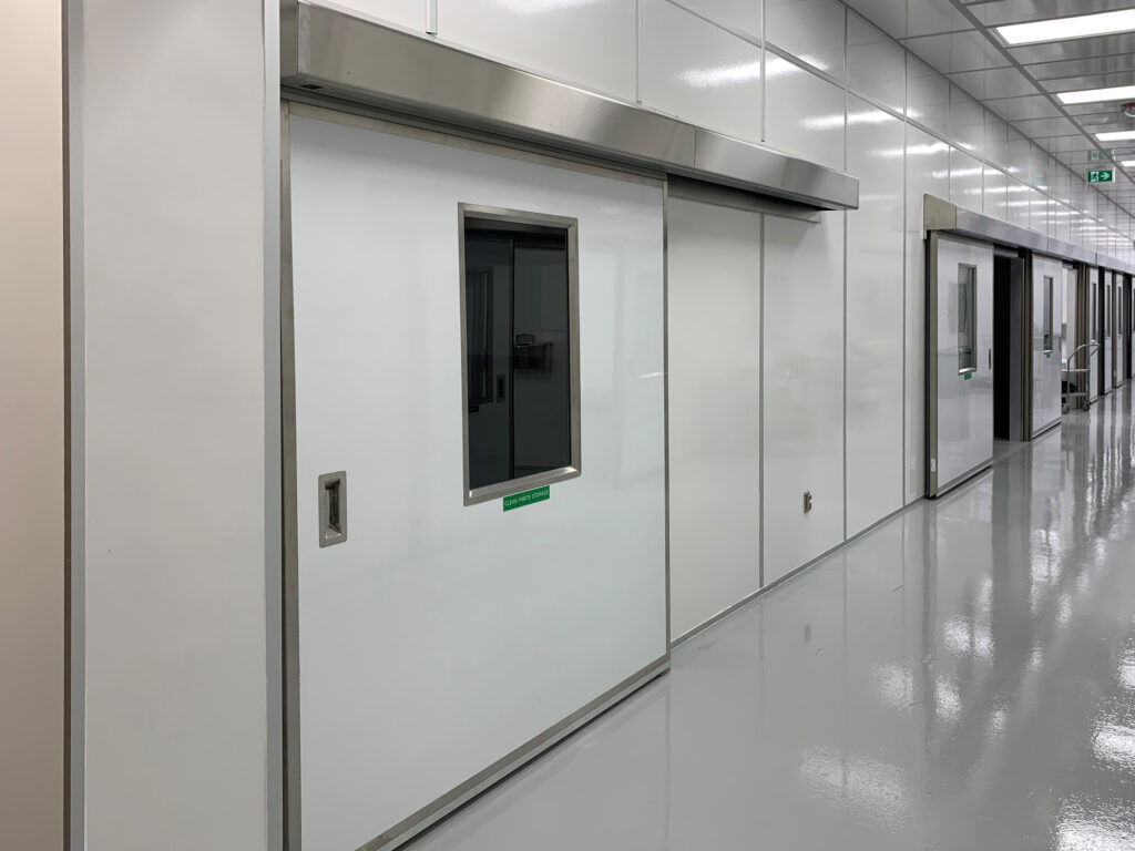 Pharmaceutical Clean Room Sliding Fiberglass Doors