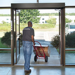 automatic swing doors