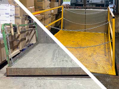 Scissor Lift Table – Grocery Store