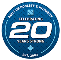 20 Years Strong NDS Logo Celebrating 20 years strong built on honesty and integrity est. 2002