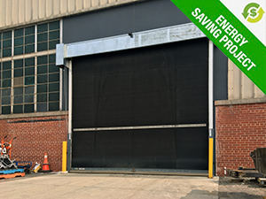 Rubber Door & Air Barrier for Manufacturing Plant