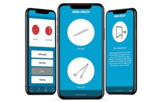 automatic swing door operator phone mobile app