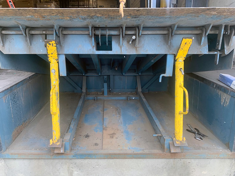 Before Mechanical Dock Leveler