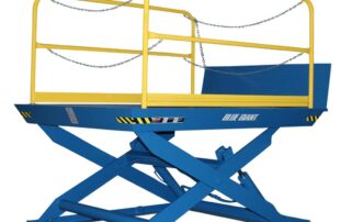 Blue Giant LoMaster Stationary Dock Lift Table Back View