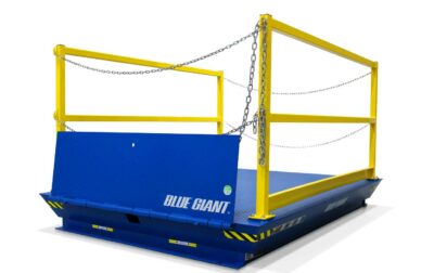 Blue Giant LoMaster Stationary Dock Lift Table Raised Lip