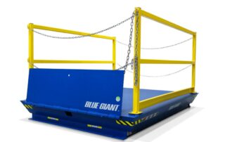Blue Giant LoMaster Stationary Dock Lift Table Raised Lip
