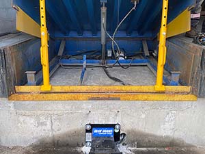 Blue Giant Dock Levelers and SVR303 Trailer Restraints – Moore Packaging