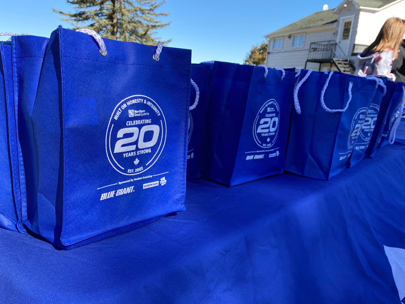 customer appreciation product showcase 2022 gift bag