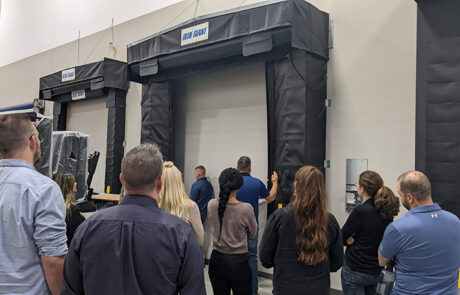 sales conference blue giant dock seal shelter